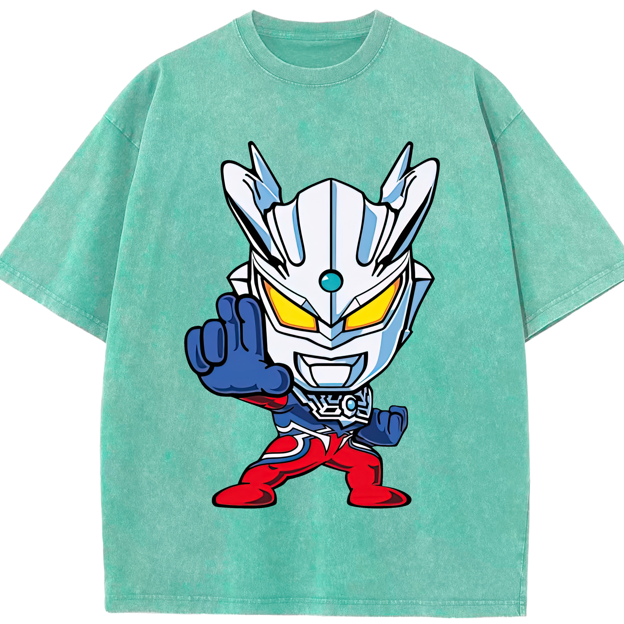 （画像用） ウルトラマン Ultraman 綿100% ヴィンテージ風 半袖Tシャツ（フロントプリント）